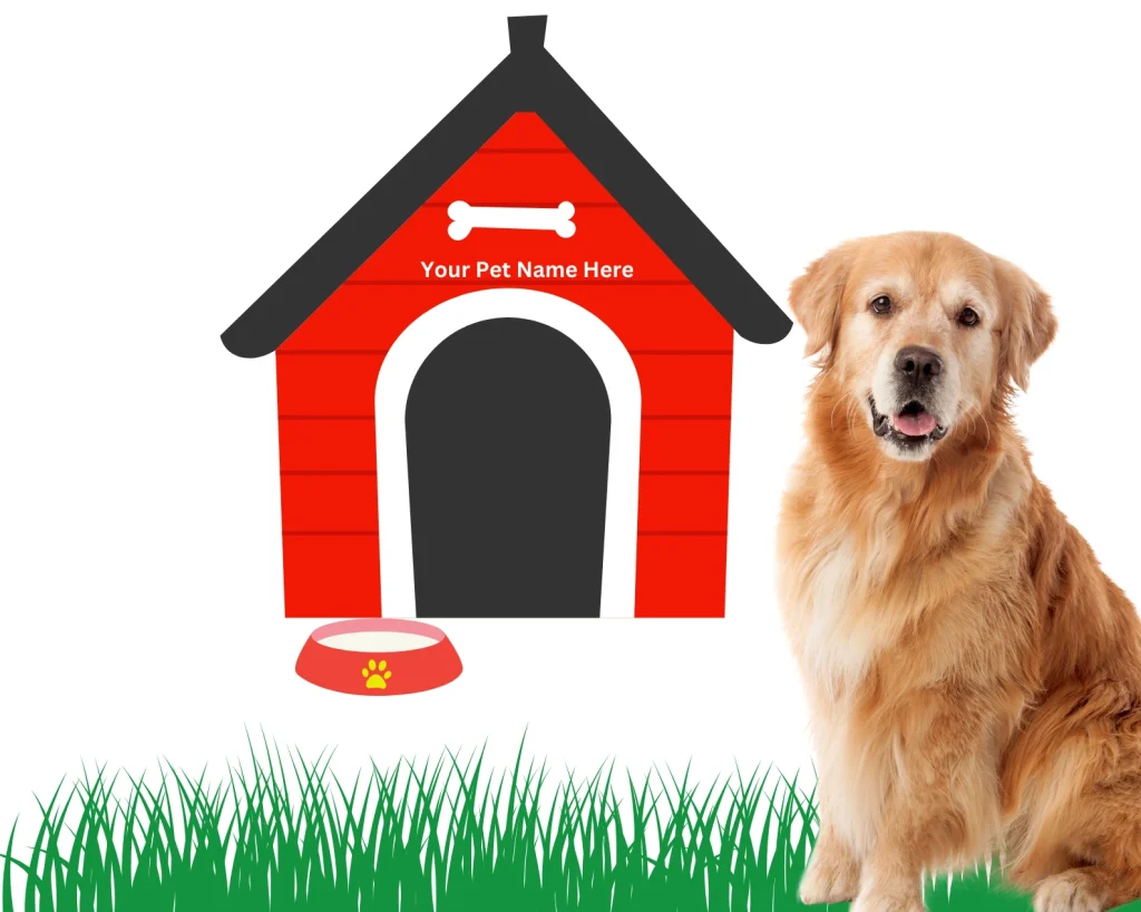 Custom Pet Name Vinyl Wall Decal