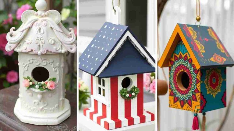 15 Birdhouse Painting Ideas to Beautify Your Backyard