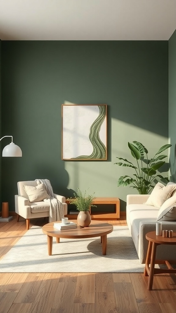 25+ Inspiring Green Living Room Ideas