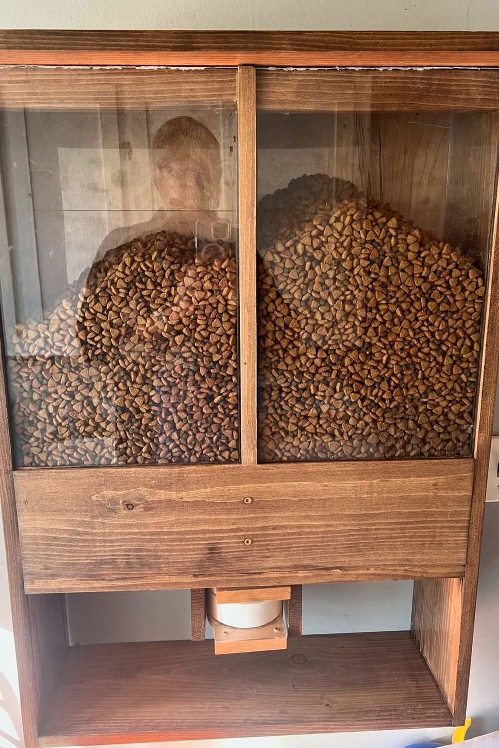 Wall Mounted Wooden Gravity Dispenser