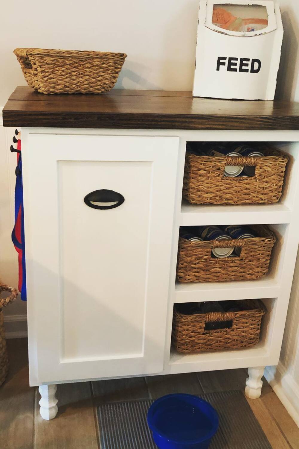 Built In Cabinet Feeding Station